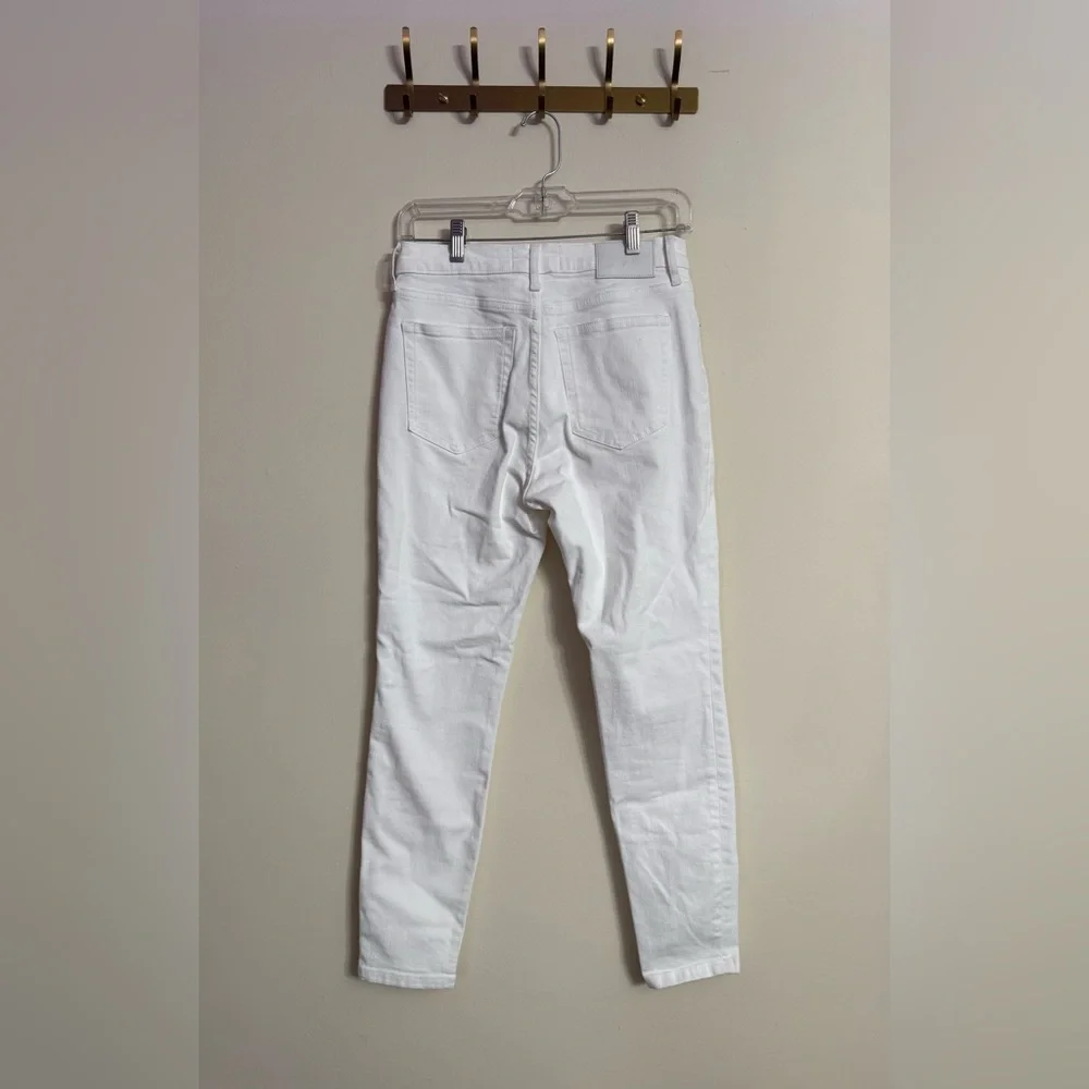 Everlane White High Rise Skinny Jeans Sz 28 - Picture 4 of 6